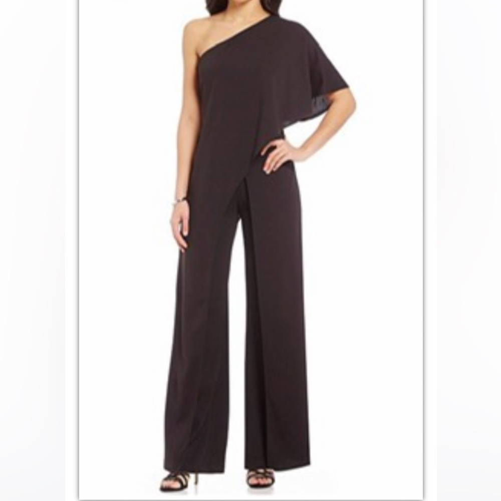 Black One Shoulder Jumpsuit